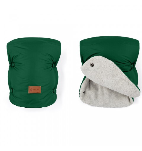 Petite&Mars Jasie - Mufka Rękawice do wózka, sanek | Juicy Green